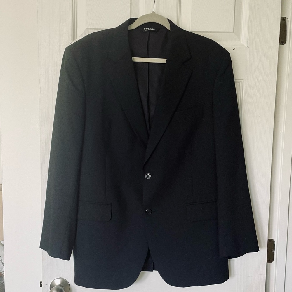 Jos. A. Bank Mens Suit Jacket in Black 41R
